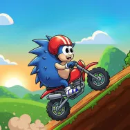 Blue Hedgehog Hill Dash Ride - free online game